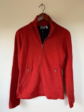 Ibex Women’s Pez Metro Merino Wool Jacket - Rust Orange - XS